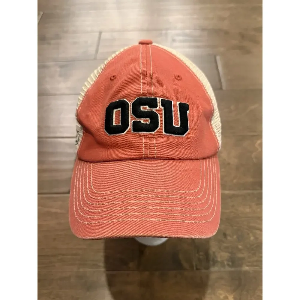 Top Of The World Orange Oregon State Beavers Baseball Champs ‘06 ‘07 ‘18 Hat Cap